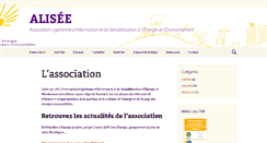 Desktop Screenshot of alisee.org