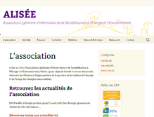 Tablet Screenshot of alisee.org